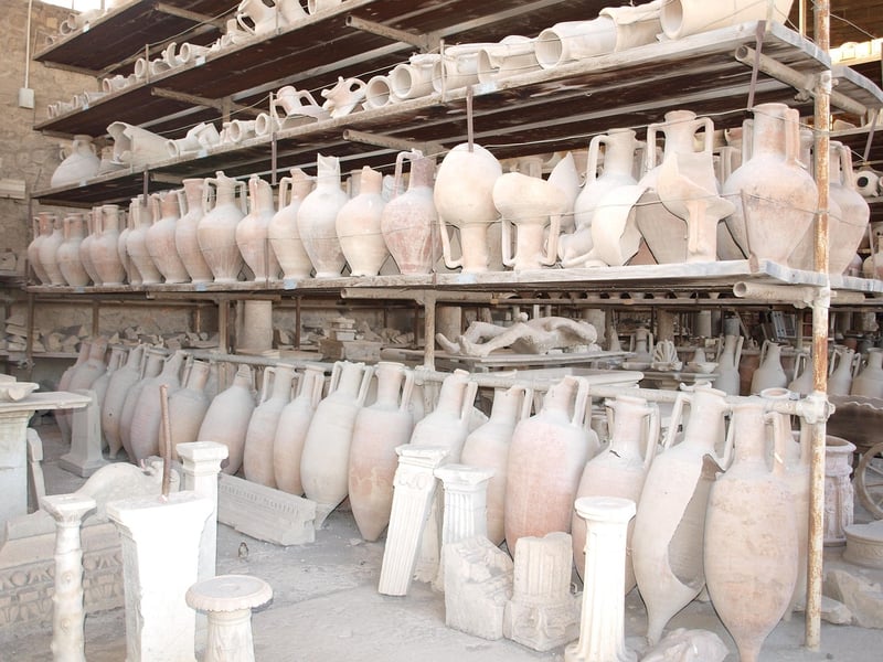 Ruins of ancient city Pompeii